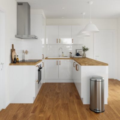 Fileur d'angle GoodHome Stevia Blanc H. 71.5 cm x l. 59 mm x Ep. 5 mm