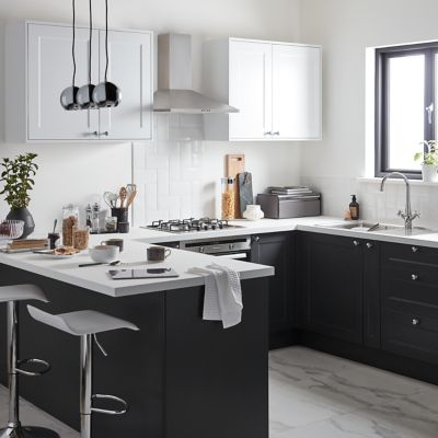 Fileur d'angle haut GoodHome Artemisia gris H. 89.5 cm x l. 20.5 mm x Ep. 18 mm