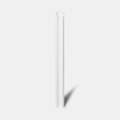 Fileur d'angle haut GoodHome Garcinia blanc brillant H. 89.5 cm x l. 59 mm x Ep. 5 mm