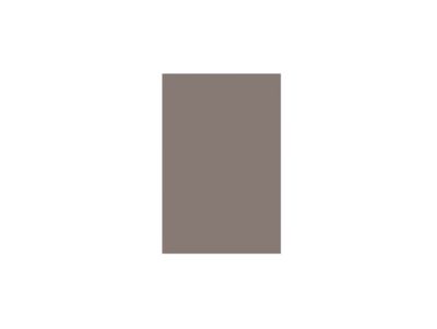 Fileur d'angle haut Palma taupe H. 89,5 x l. 20,5 x Ep. 18 mm