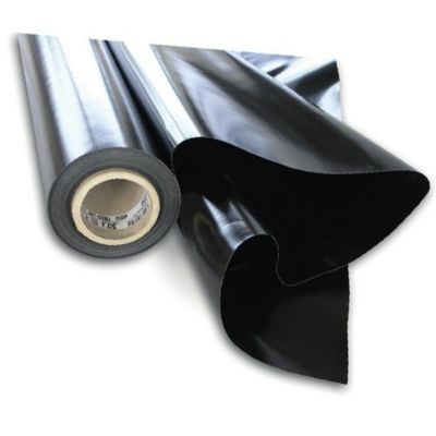 Film 150 microns noir opaque  - Long 10.50 m, Larg 8 m