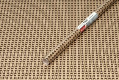 Film adhésif décoratif D-C-Fix Dekore Woven Cane PVC avec adhésif Cannage structuré mat et satiné beige, anthracite L. 200 x l. 45 cm