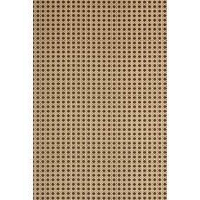 Film adhésif décoratif D-C-Fix Dekore Woven Cane PVC avec adhésif Cannage Structuré Mat et satiné beige, anthracite L. 200 x l. 45 cm