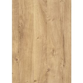 Film adhésif décoratif D-C-Fix Hölzer Ribbeck Oak PVC avec adhésif bois structuré mat et satiné marron L. 21 x l. 90 cm