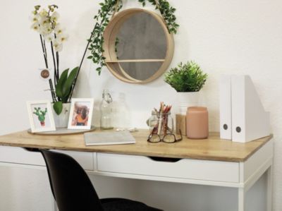 Film adhésif décoratif D-C-Fix Hölzer Ribbeck Oak PVC avec adhésif bois structuré mat et satiné marron L. 21 x l. 90 cm