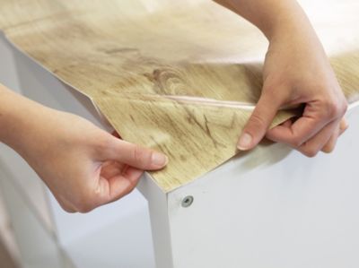 Film adhésif décoratif D-C-Fix Hölzer Ribbeck Oak PVC avec adhésif bois structuré mat et satiné marron L. 21 x l. 90 cm