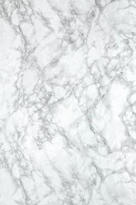 Film adhésif décoratif D-C-Fix Marmor Cortes silver PVC avec adhésif marbre lisse mat et satiné blanc et argent L. 200 x l. 45 cm