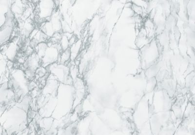 Film adhésif décoratif D-C-Fix Marmor Marmi grey PVC avec adhésif marbre lisse brillant blanc et gris L. 200 x l. 67,5 cm