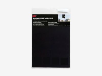 Film adhésif et magnétique d-c-fix® tableau noir - 2 feuilles format A3