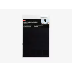 Film adhésif et magnétique d-c-fix® tableau noir - 2 feuilles format A3