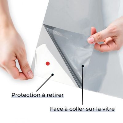 Film anti chaleur fenetre pour simple vitrage bon compromis - bleu clair - 75 cm x 1.5 m - en Rouleau - DIMEXACT