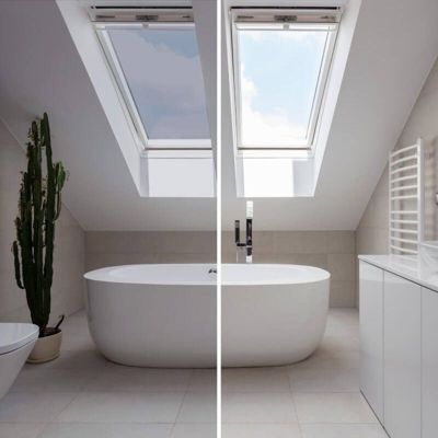 Film anti chaleur pour velux - Argent chromé clair- Haute durabilité - 75 cm x 2 m - en Rouleau - DIMEXACT