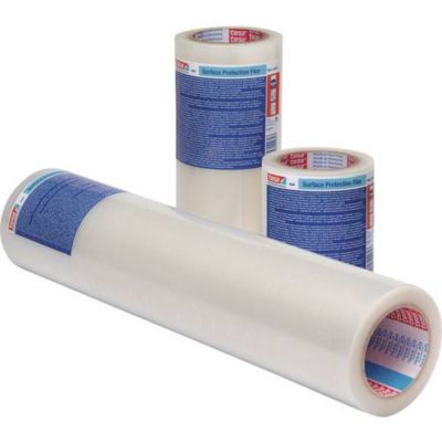 Film de masquage tesa 4848 PV1 transparent 125 mm x 100 m - 1 bobine