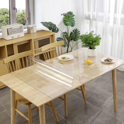 Film de table transparent avec bord biseauté Crystal, 70 x 100 cm