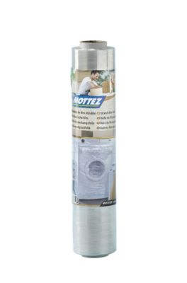 Film étirable transparent pour protection 300 x 45 cm Mottez