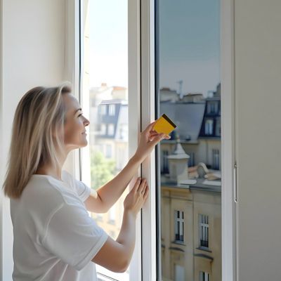 Film miroir sans tain de sécurité pour petit vitrage vis-à-vis proche - alu foncé - 75 cm x 5 m - en Rouleau - DIMEXACT