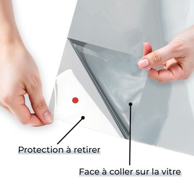 Film solaire pour double vitrage bon compromis - bleu clair - 75 cm x 5 m - en Rouleau - DIMEXACT