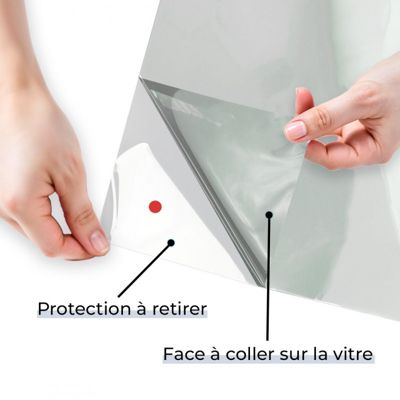 Filtre anti chaleur pour double vitrage transparence conservée - bleu très clair - 75 cm x 2.5 m - en Rouleau - DIMEXACT
