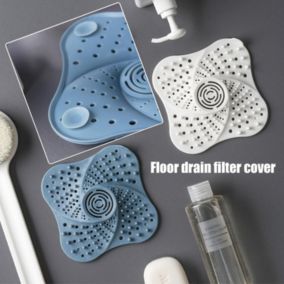 Filtre à cheveux pour douche avec bouchon à ventouse, filtre à cheveux pour évier de baignoire, filtre pour évier de cuisine