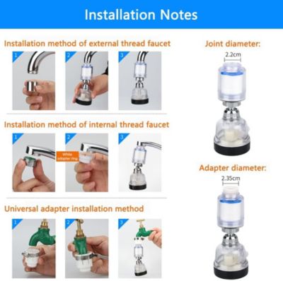 Filtre à Eau Geyser EURO Pour Robinet - Cartouche ARAGON - Purifie L'Eau Du Robinet (Chlore, Métaux, Microplastiques) - 1 Cartouche Préinstallée + 3 Supplémentaires