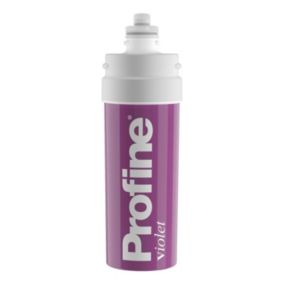 Filtre à Eau Profine Violet Small - Filtre Anti Calcaire + Charbon Actif Ions Argent Et Sédiments 0.5 Microns