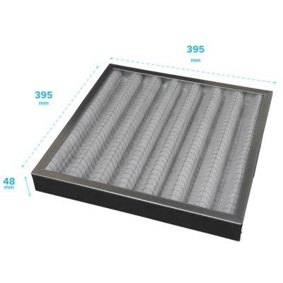 Filtre G4 compatible CTA FRANCE AIR FR SPG - dimensions : 395 x 395 x 48mm