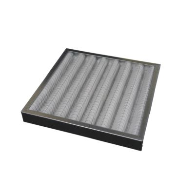 Filtre G4 plissé cadre galva - ép.48 mm - 540 x 310 mm