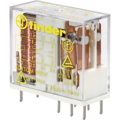 Finder 50.12.9.048.1000 - Relais PCB 48 V DC 8 A 2 inverseurs (RT ...