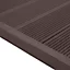 Finition L lame de terrasse Neva composite chocolat L.220 cm