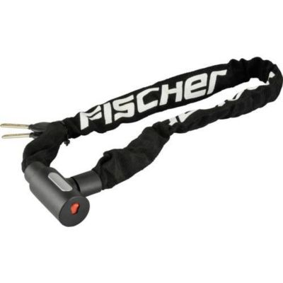 FISCHER Chaîne antivol vélo 85898 90 cm clé noir