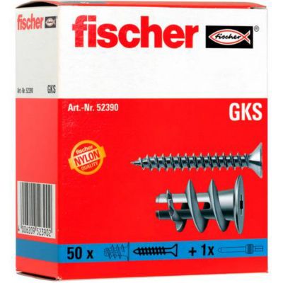 Fischer GKS cheville pour plaques de plâtre 22 mm - boîte de 50 pièces
