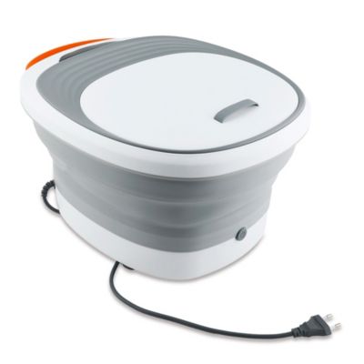 FISHTEC Bain de Pieds Pédi Spa - Massage et Relaxation - Pliable et Maintien l'Eau Chaude