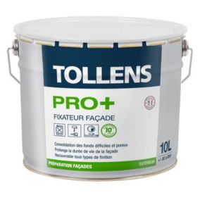 Fixateur façade Tollens Pro+ blanc 10L