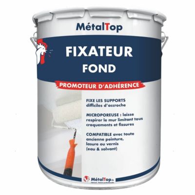 Fixateur Fond - Blanc - 5 L - Métaltop