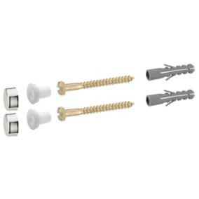 Fixation pour abattant WC tête carrée Gedy 6 x 80 mm