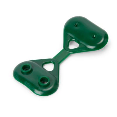Fixation brise vue Blooma vert en plastique