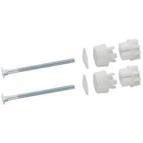 4pcs Abattant Wc Vis Fixation D'Expansion Vis ，Pour Couvercle De Toilette Fixation  Abattant Vis Fixation