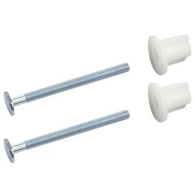 4 Pièces Abattant WC Fixations Charnières, Vis de fixation abattant wc pour  Lunette Toilette Ensemble, 4