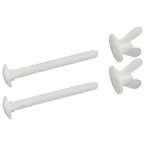 2pcs Vis D'expansion pour Couvercle de Toilette Fixation Abattant WC Vis  pour Lunette Toilette Ensemble de Fixation Pièces de Rechange pour  Couvercle de Toilette 