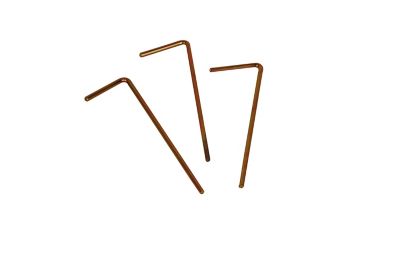 Fixation pour cloches et tunnels Jany H. 17,5 cm en métal vendue par 20 pièces