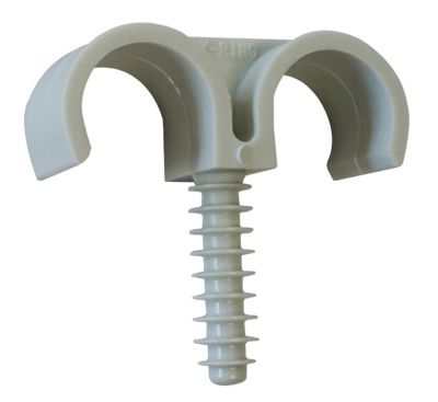 Fixation pour gaines double ø16 mm Ing fixation