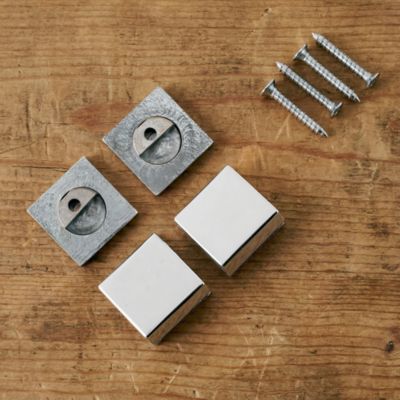 Fixations carrées pour miroir Cooke & Lewis 2,5 x 2,5 cm