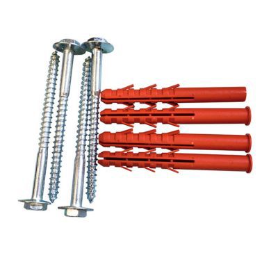 Fixations de chauffe-eau pour parpaings 10x140 mm