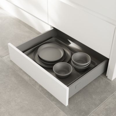 Fixations pour tiroir de plinthe GoodHome Soto L. 35 x H. 12,9 x P. 5 cm