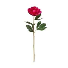 Fleur artificielle Pivoine sur tige H 68 cm