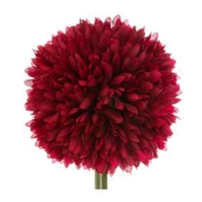 Fleur artificielle Pompon sur tige Hauteur 60 cm