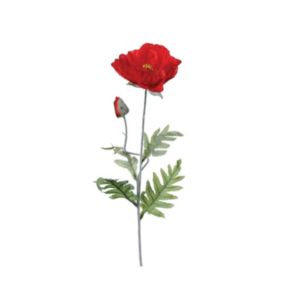 Fleur artificielle Tige Coquelicot H 70 cm