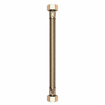 Flexible d'alimentation double femelle 12x17, longueur 15 cm Diall
