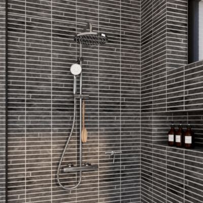 Flexible de douche inox chromé GoodHome 1,75 m