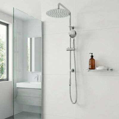 Flexible de douche laiton chromé GoodHome 1,5 m